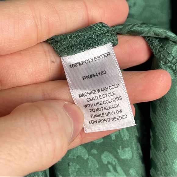 NWT Bloomingdale's Andrew Marc Satin Leopard Blouson Wide Leg Jumpsuit Boho L - Picture 8 of 9